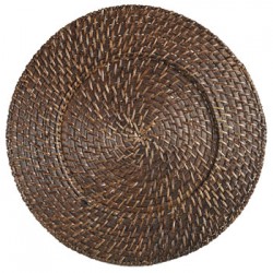 CHARGER PLATE - RATTAN ROUND