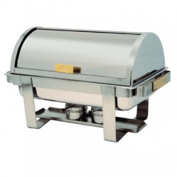 Rectangular Roll Top w/gold-plated Handles 8qt.