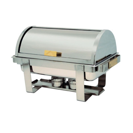 Rectangular Roll Top w/gold-plated Handles 8qt.