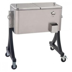 ICE CHEST 60qt STAINLESS STEEL