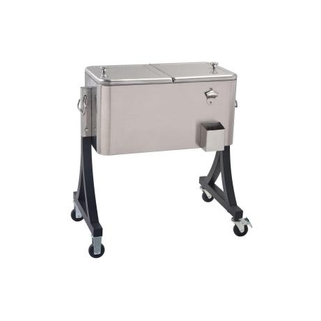 ICE CHEST 60qt STAINLESS STEEL