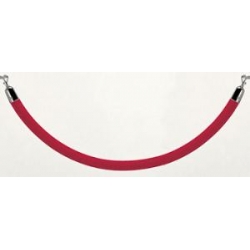 Stanchion Rope - Velvet Red or Black 6ft.
