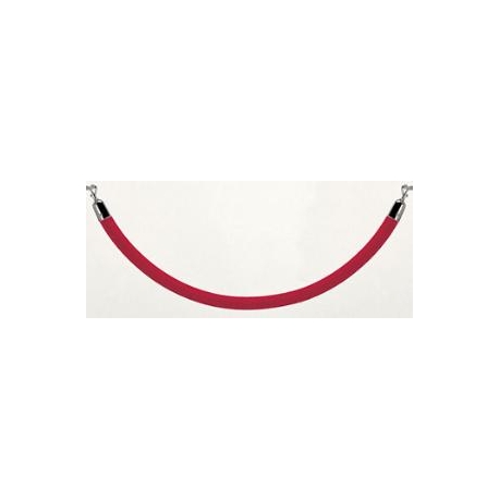 Stanchion Rope - Velvet Red or Black 6ft.