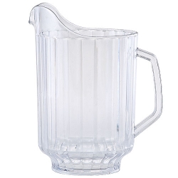 Ribbed Water Pitcher