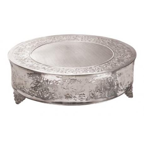 Ornate round cake stand 18'