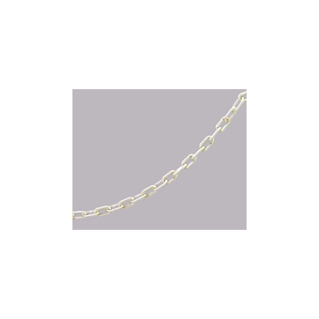 Stanchion - White Plastic Rope Chain 8 ft.