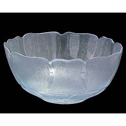 Puch Bowl 12" 6 qt. Fleur Glass