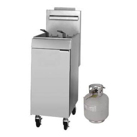 Mobile Gas Fryer 65 lbs.